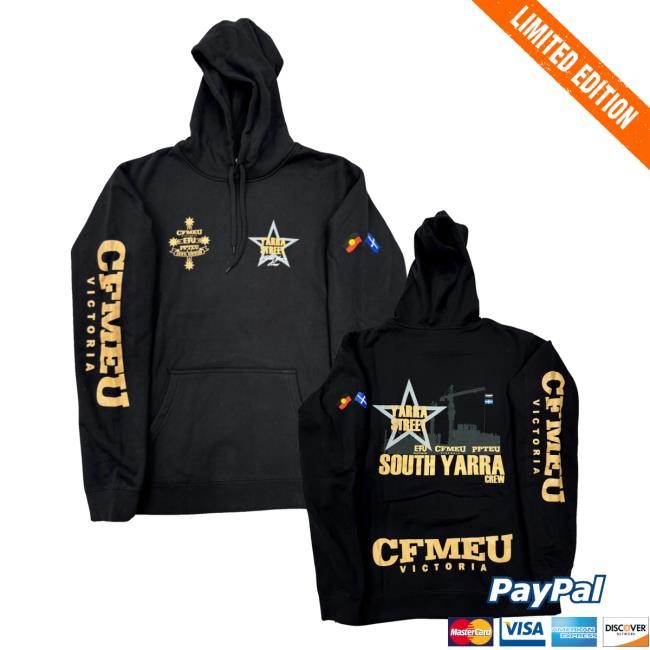 Cfmeu Merch Store Yarra Street Crew Tee