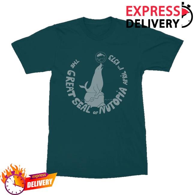Johnlennon Store The Great Seal Of Nutopia Crewneck Sweatshirt John Lennon Official Store