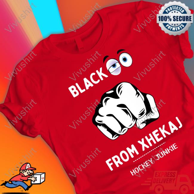 Streamlabs Merch Black Eye From Xhekaj Hockey Junkie Tee Shirt
