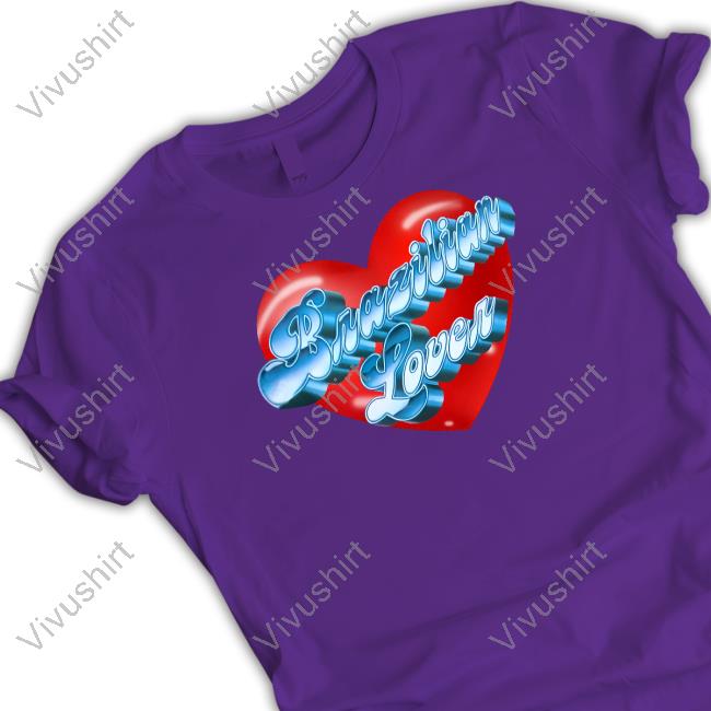 Heart Brazilian Lover Long Sleeve Tee Shirt