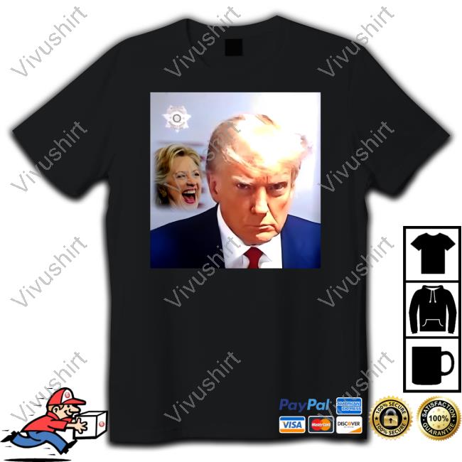 Hillary Clinton Laughs And Trump Mugshot Hoodie
