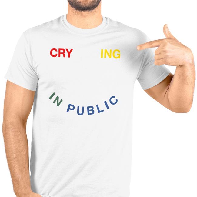 Crying In Public Remix Tee Shirt Hellomerch
