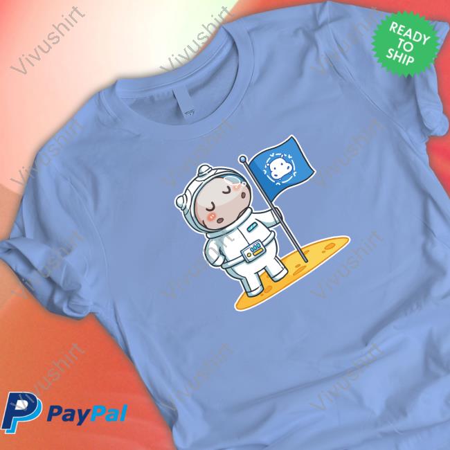 Hippomerch Hippo Astronaut T Shirt