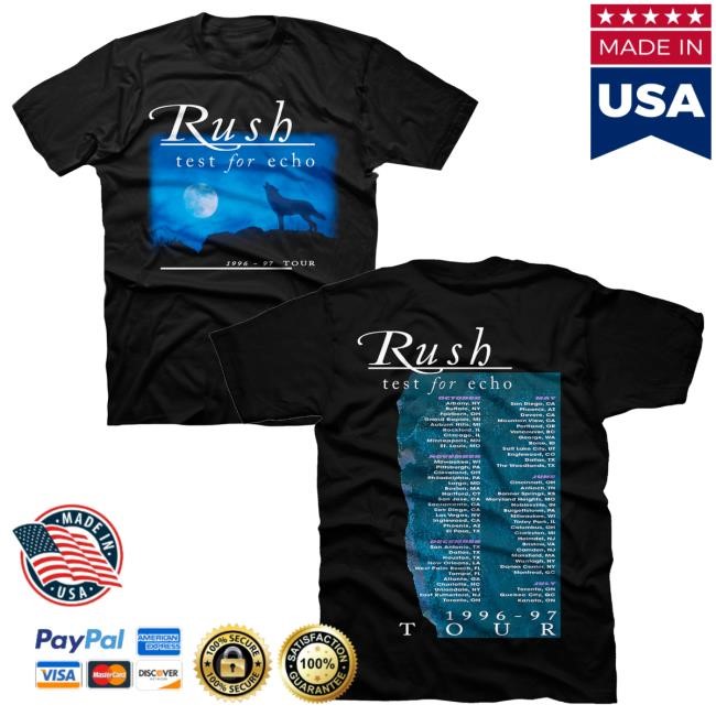 Rush Backstage Merch Store T4e Wolf Zip Up Hooded Sweatshirt