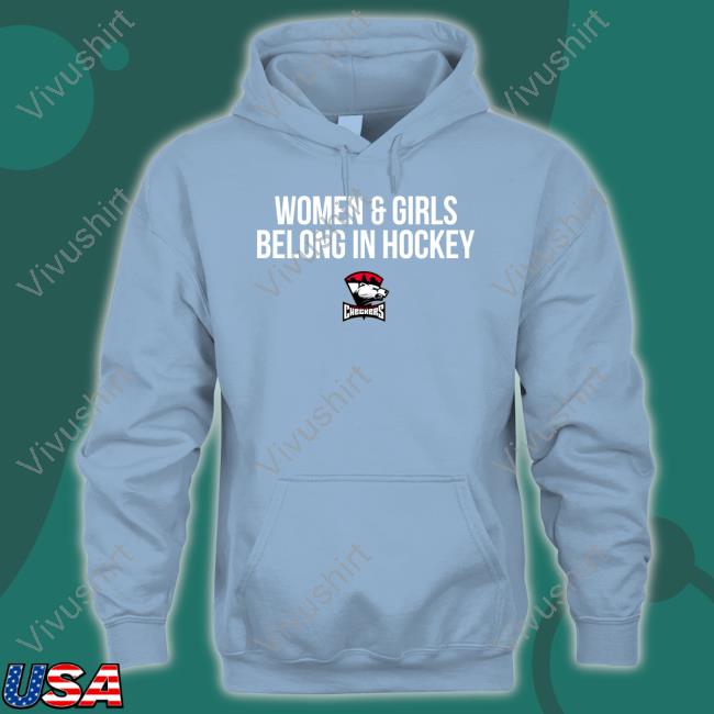 Charlotte Checkers Women And Girls Belong In Hockey Tee
