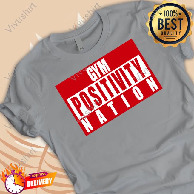 Joey Swoll Wearing Gym Positivity Nation Shirt