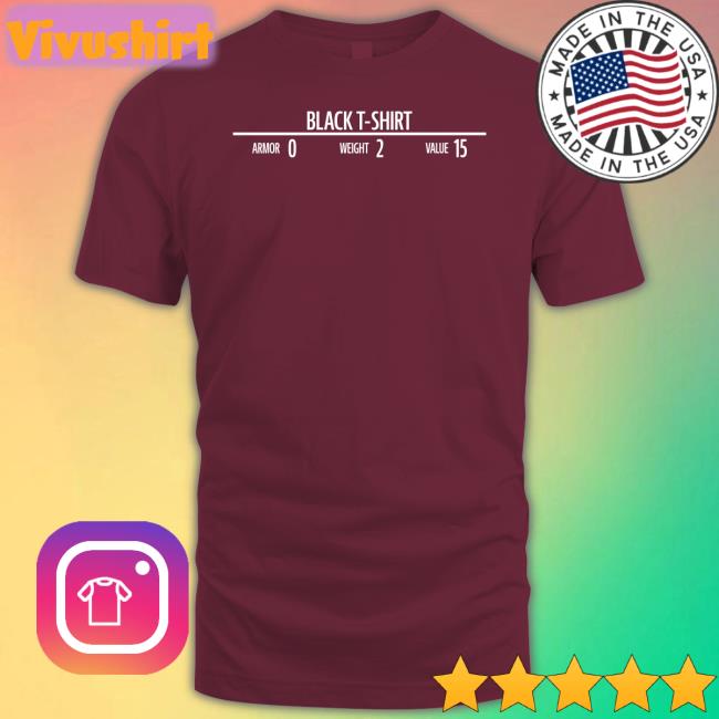 Namerz78 Black T-Shirt Armor 0 Weight 2 Value 15 Shirt Truestl