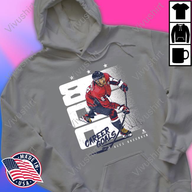 Alex Ovechkin Washington 800 Goals Vertical Sweatshirt