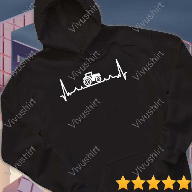 Heartbeat And Tractor Tee Shirt Agrarian Store