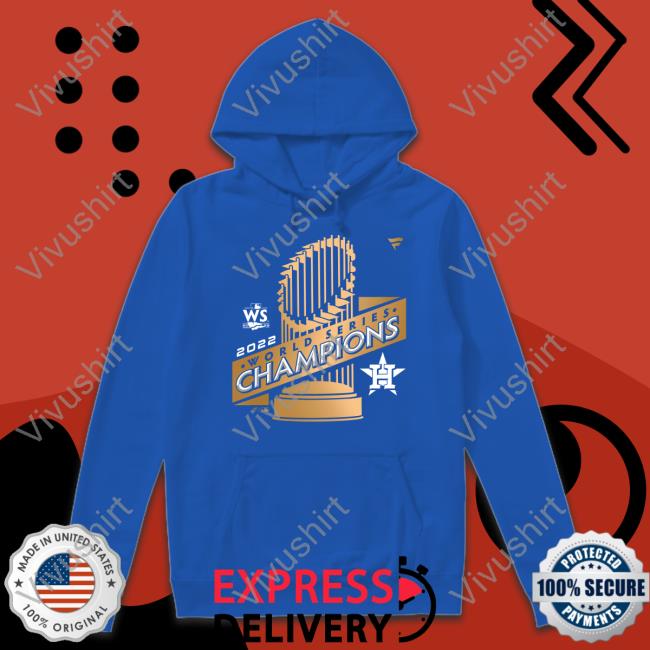 Astros World Series Champions Tee Houston Astros Players Wearing Houston Astros 2022 World Series Champions Cup Hoodie