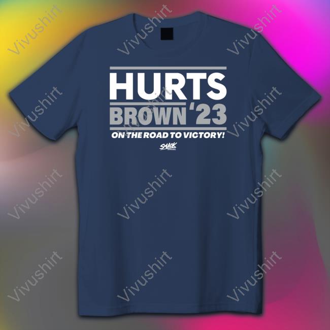Smackapparel Store Hurts Brown '23 On The Road To Victory Sweatshirt