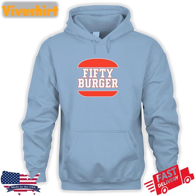 Fifty Burger Long Sleeve Shirt Red Raider Football Fifty Burger Shirt
