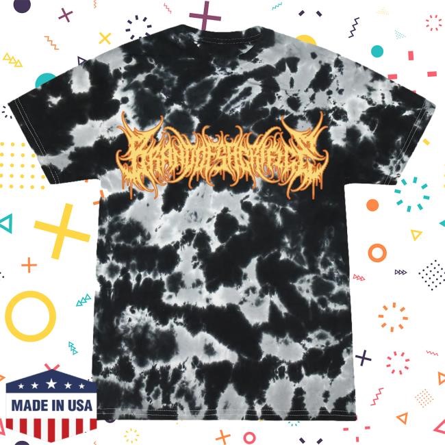 Brand Of Sacrifice Merch Blotch Multi-Black Tie Dye Hoodie