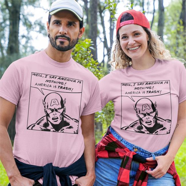 America Is Trash Tee Shirt Fearofaghostplanet Store