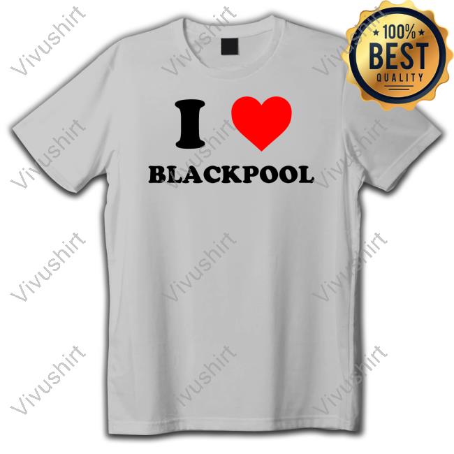 Official I Love Blackpool Crewneck Sweatshirt