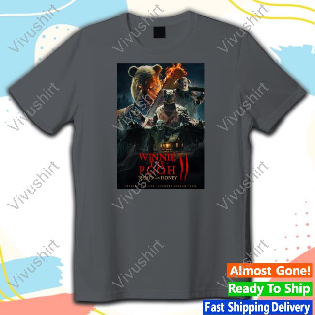 Winnie The Pooh Blood And Honey Ii Scream Team Poster Wht Sweatshirt
