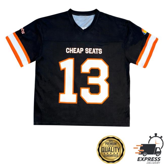 Hivemind Cheap Seats Black Football Jersey T-Shirt