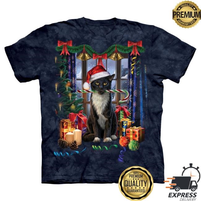The Mountain Merch Store Santa Paws Classic Cotton T-Shirt