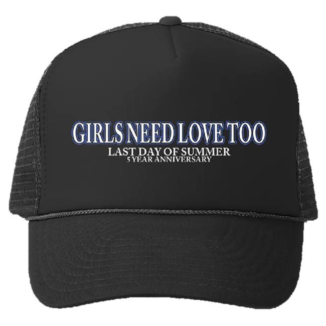 Official Summer Walker Store Girls Need Love Trucker - Black new twill cap