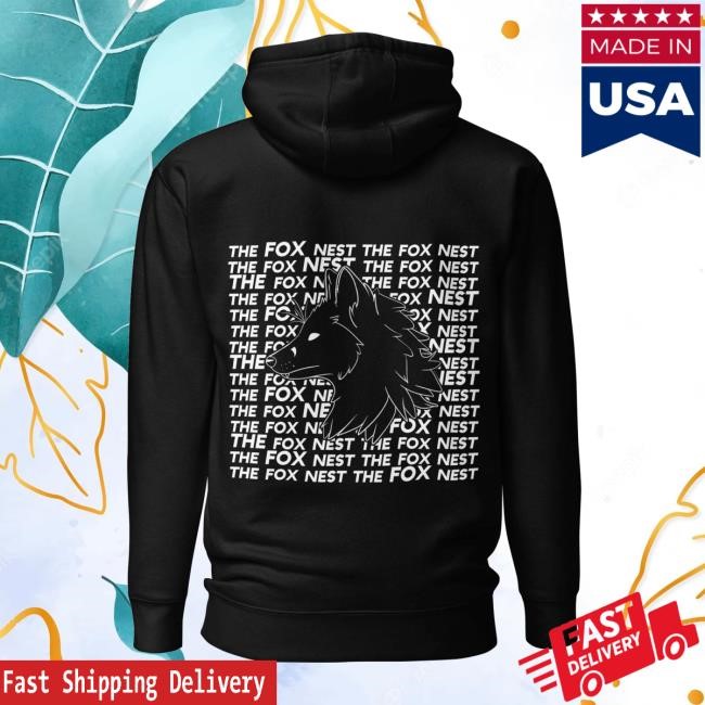 Thefoxnest Store The Fox Nest Hooded Sweatshirt Thefoxnest Store The Fox Nest Hooded Sweatshirt