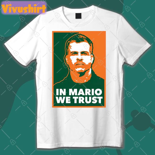 In Mario We Trust Funny T Shirt Jackson Carver