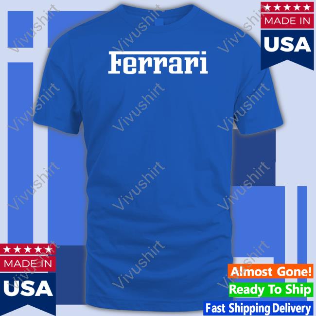 Official Ferrari Logo Long Sleeve T Shirt Charles Leclerc