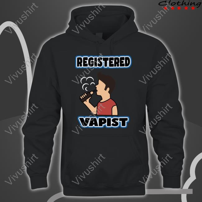 Memeabletees Registered Vapist Long Sleeve Tee Shirt