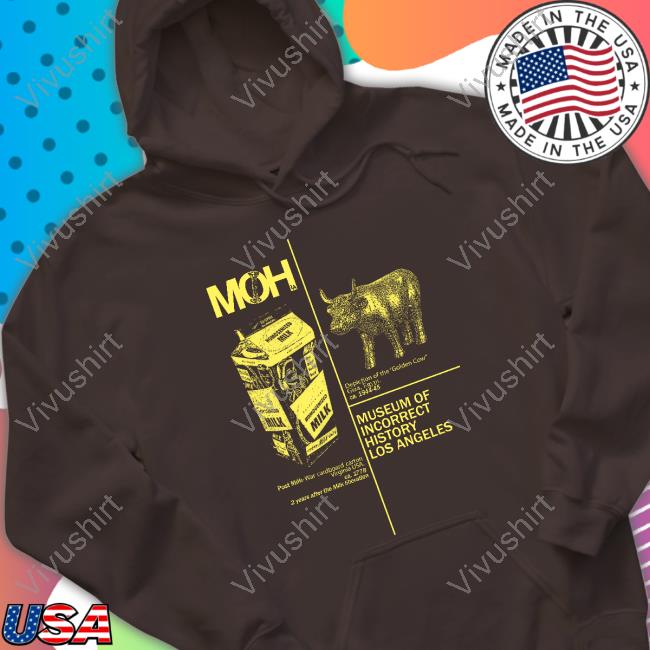 Museum Of Incorrect History Los Angeles Cow Artifact Crewneck Unisex Sweatshirt