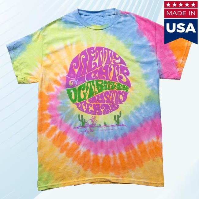 Pretty Light Music Merch Store Austin Tx Tie-Dye 2024 Hoodie