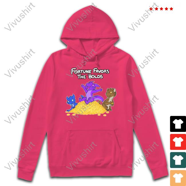Kobold Fortune Favors The Bolds Long Sleeve Tee Shirt