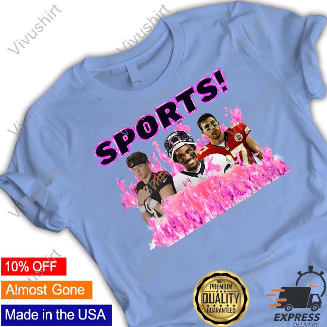 Sports Joe Burrow Travis Kelce Tee Shirts