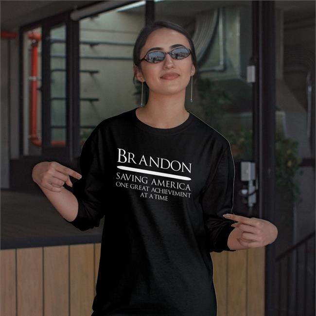 Brandon Saving America One Great Achievement At A Time Tee Shirts