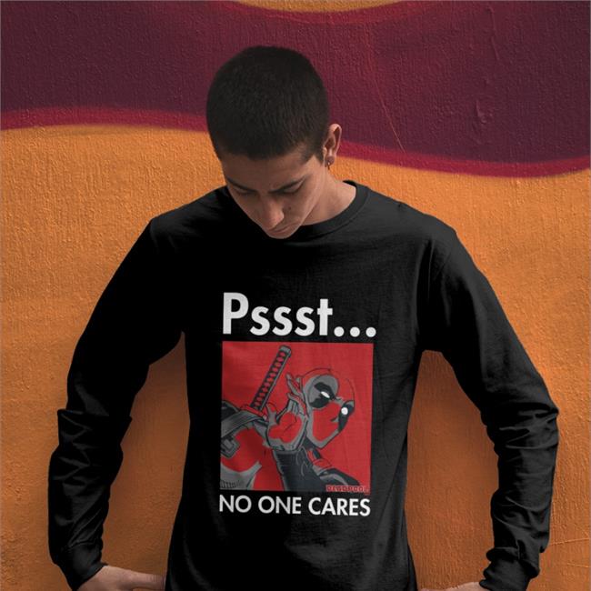 Deadpool Gwen Stacy Pssst No One Cares Shirt