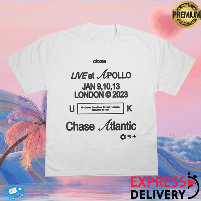 Official Chase Atlantic Merch Store Chase Atlantic Tour Shirt 2023 White ChaseAtlantic Shop