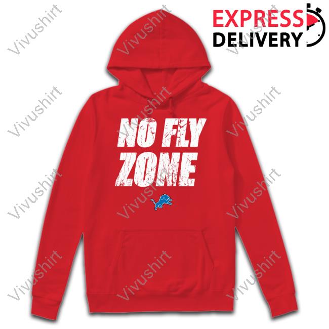 Detroit Lions No Fly Zone Funny T Shirt