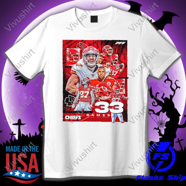 Most By Tight End Chiefs 33 Games Shirt