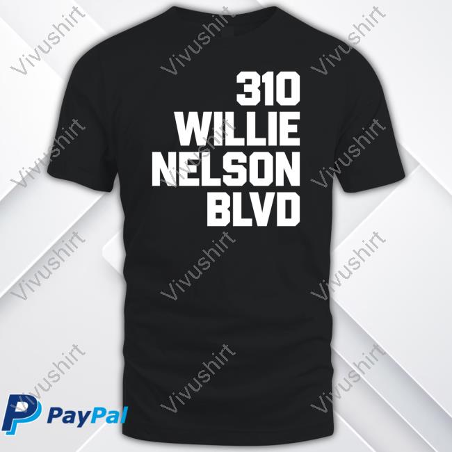 310 Willie Nelson Boulevard Hooded Sweatshirt
