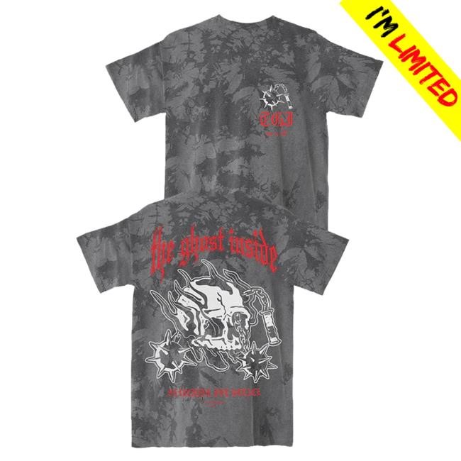 The Ghost Inside Merch Skull Smasher Hooded Sweatshirt