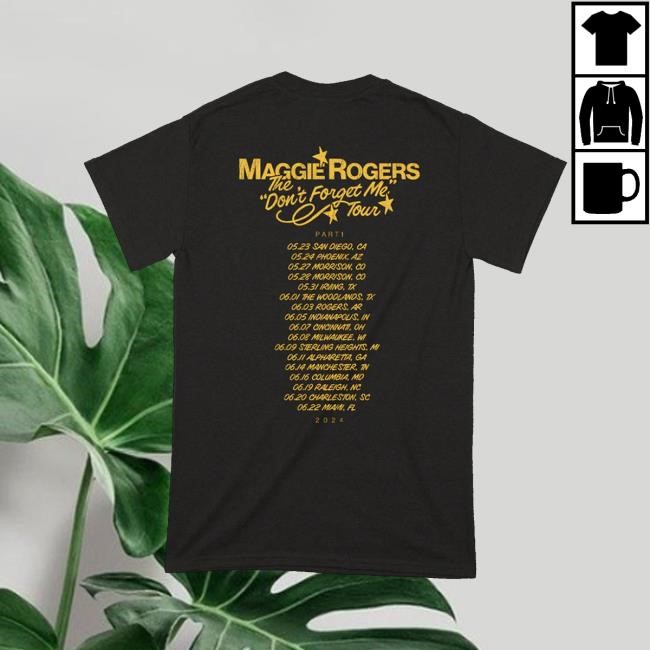 Maggie Rogers Store The Don't Forget Me Tour Part I Hooded Sweatshirt