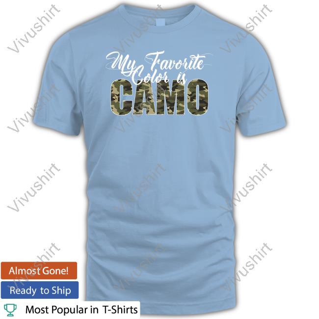 Momjeans My Favorite Color Is Camo Funny T-Shirt My Favorite Color Is Camo Shirt Momjeans