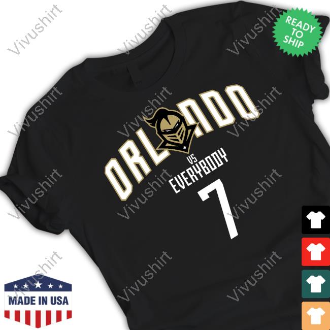 Fred Davis II Wearing Ucf Knights Orlando Vs Everybody 7 Tee
