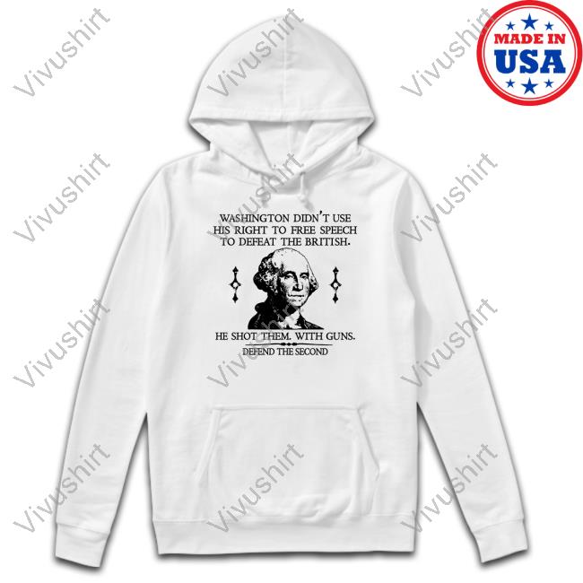 Washington Didn't Use His Right To Free Speech To Defeat The British Tee Shirt