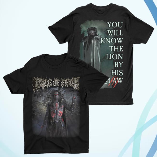 Official Night Shift Merch Indie Merch Store Cradle Of Filth - Lion By His Claw T-Shirts NightShiftMerch IndieMerchStore