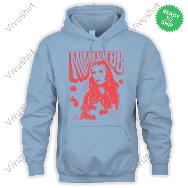 Cherry Photo Shirts Mimi Webb Merch Mimi Webb Cherry Photo Hoodied Sweatshirt