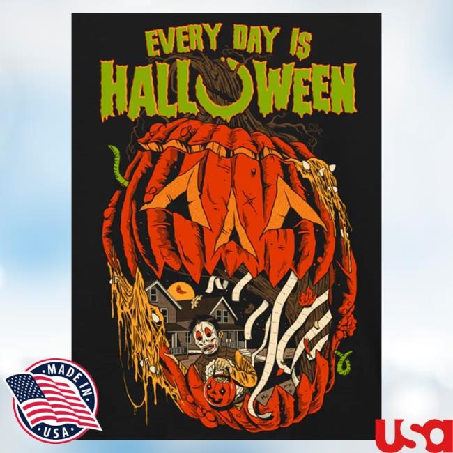 Official Cavitycolors Merch Every Day Is Halloween Mischief Night - Long Sleeve Crewneck Sweatshirt