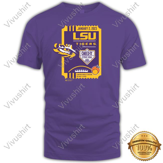 January 2, 2023 Lsu Tigers Cheez-It Citrus Bowl T Shirts