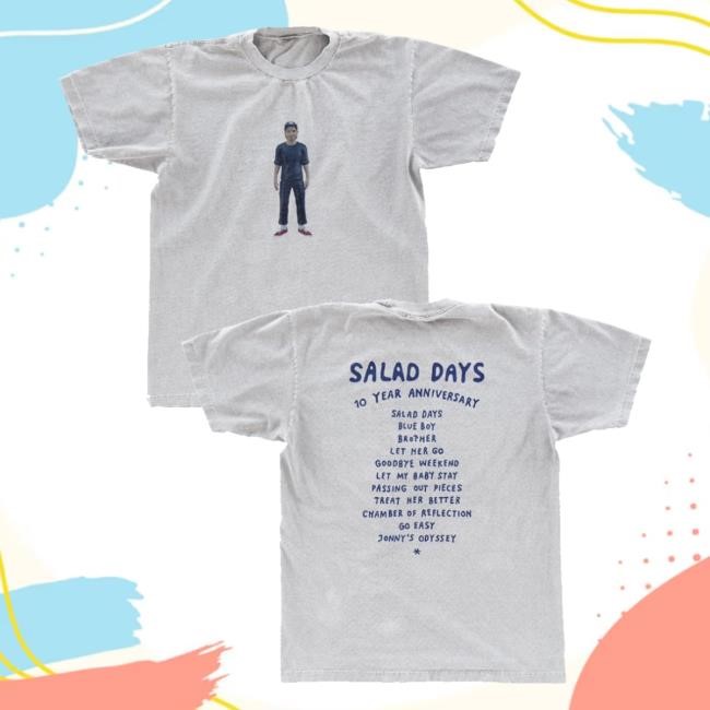 Mac’S Record Label Merch Mac Demarco 10 Year Anniversary Salad Days Long Sleeve T Shirt
