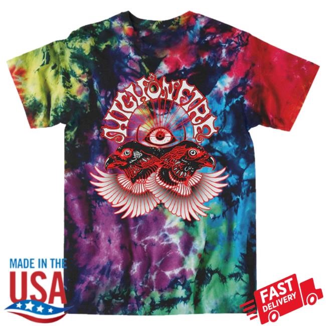 Deathwish Inc Merch High On Fire Twin Eagles Caspian Tie-Dye Sweatshirt