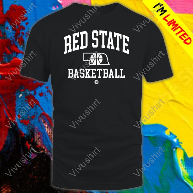Red State Baseball Long Sleeve T Shirt