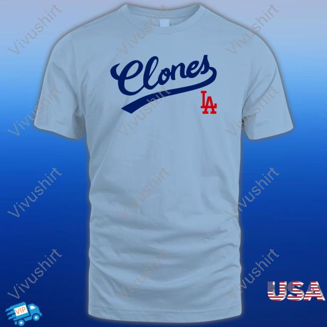 Clones X La Baseball Tee Shirt Clonexla Clones X La Baseball Shirt